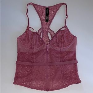 NWOT Victoria’s Secret Lingerie Corset Top 32B